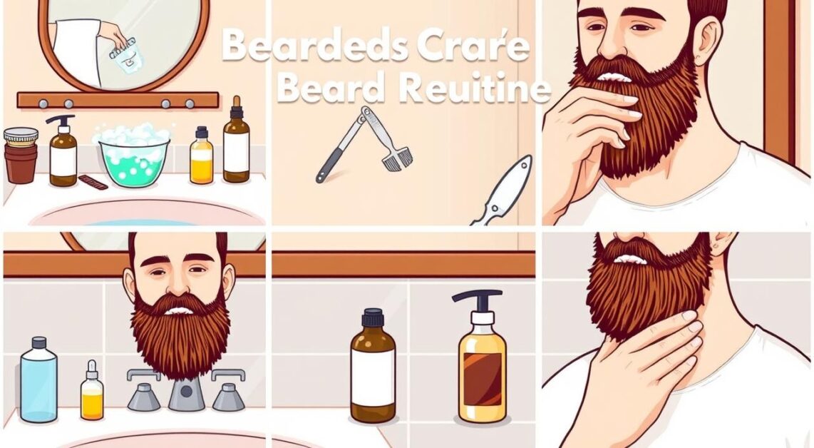 passo a passo cuidados com a barba iniciante